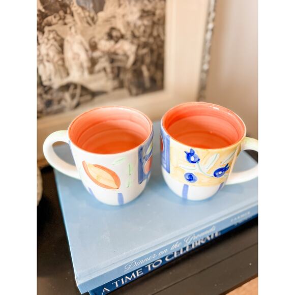 Set of 2 Frutta D’Amore by BELLA Mugs – 4” – Made in China – Excellent Condition - Picture 4 of 6